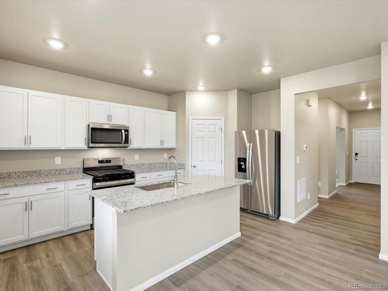 Furnished interior view inside a new home in Revere at Johnstown, Johnstown (Image 10). Furnished interior view inside a new home in Revere at Johnstown, Johnstown (Image 10).
