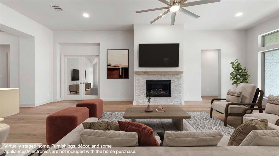 Furnished interior view inside a new home in Hillstead, Lavon (Image 15).