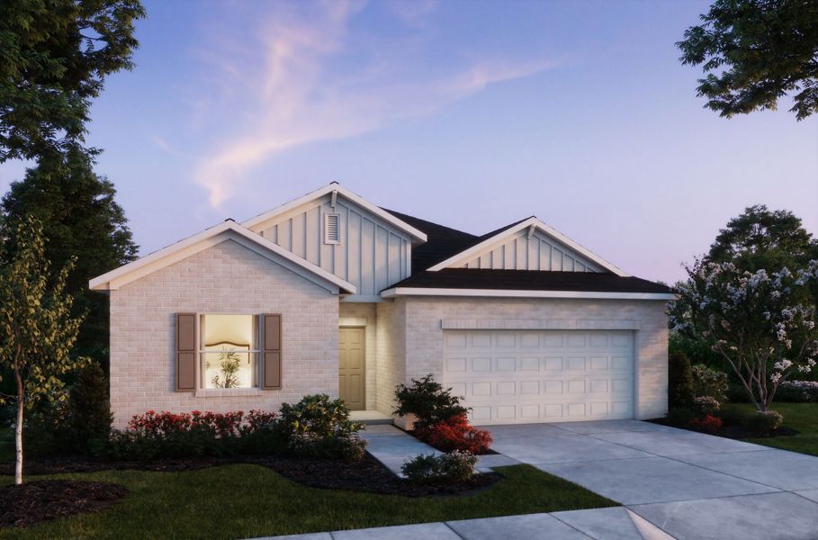 Representative exterior photo of a completed home built from the Miramar by Maronda Homes in Seminole Bend, Pensacola, FL (Image 7). Representative exterior photo of a completed home built from the Miramar by Maronda Homes in Seminole Bend, Pensacola, FL (Image 7).