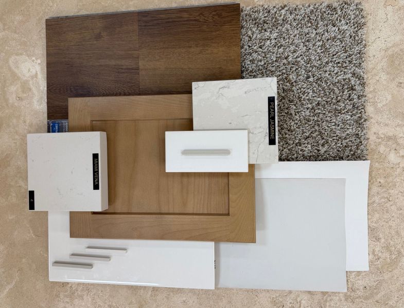 Sample of building materials used in homes in Hunters Ranch, San Antonio (Image 49).