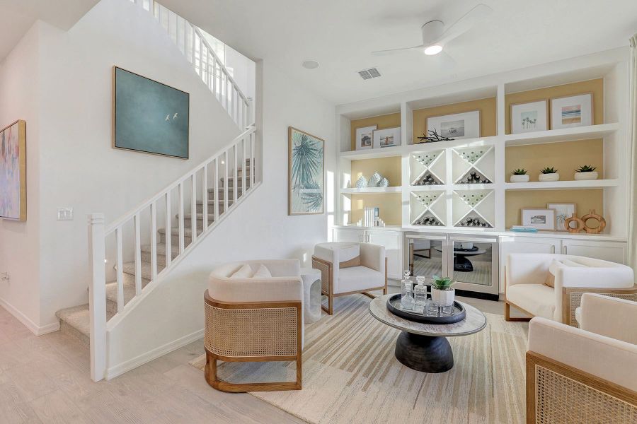 Representative furnished interior of a home built from the Lagoon by Mattamy Homes in Tyler Ranch, Buckeye (Image 17).