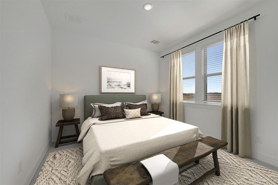 Furnished interior view inside a new home in Timberbrook, Justin (Image 9). Furnished interior view inside a new home in Timberbrook, Justin (Image 9).