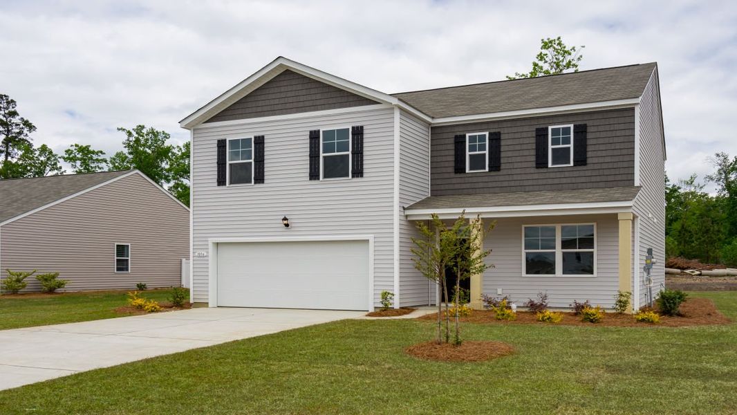Representative exterior photo of a completed home built from the GALEN by D.R. Horton in Island Green, Myrtle Beach, SC (Image 22).