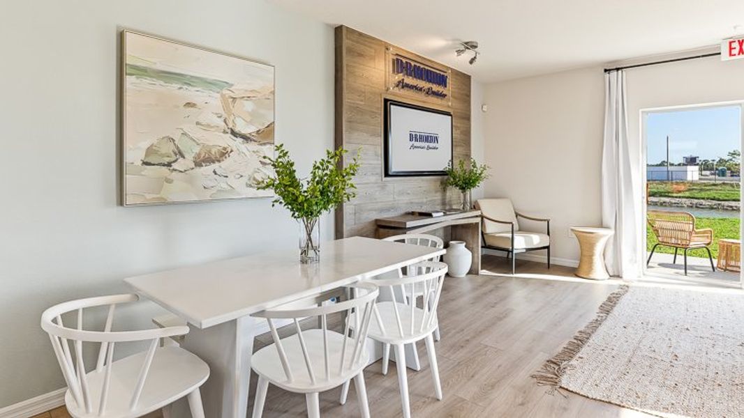 Representative furnished interior of a home built from the Pearson B by D.R. Horton in Townes at Island Lake, Pinellas Park (Image 10).
