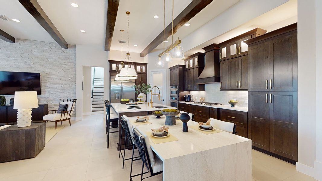 Representative furnished interior of a home built from the Key West II by Homes by WestBay in Oakfield, Parrish (Image 14).