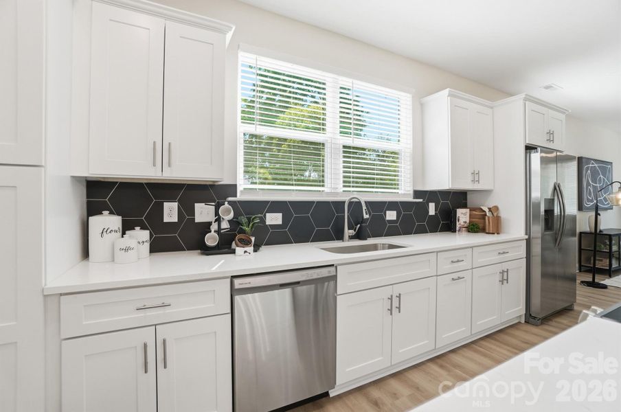 Furnished interior view inside a new home in , Charlotte (Image 44).