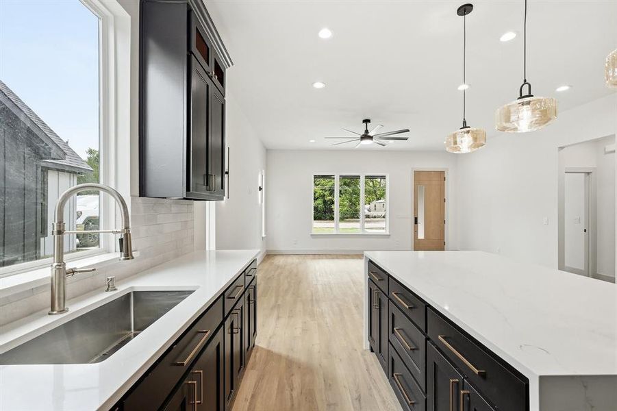 Furnished interior view inside a new home in , Bridgeport (Image 21).
