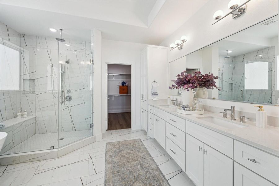 Furnished interior view inside a new home in Upland Estates, Houston (Image 40).