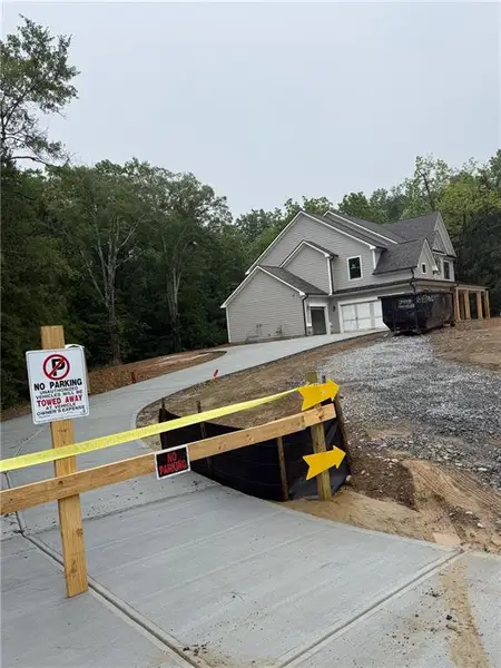 In-progress construction of a new home in , Kennesaw, GA (Image 5).