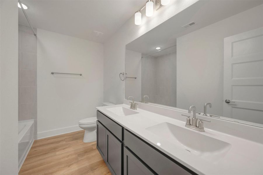 Furnished interior view inside a new home in Hallimore Ranch, Rosenberg (Image 12).