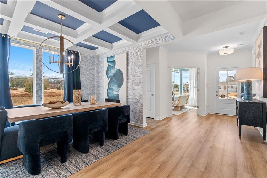 Furnished interior view inside a new home in Bowers Farm, McDonough (Image 14).