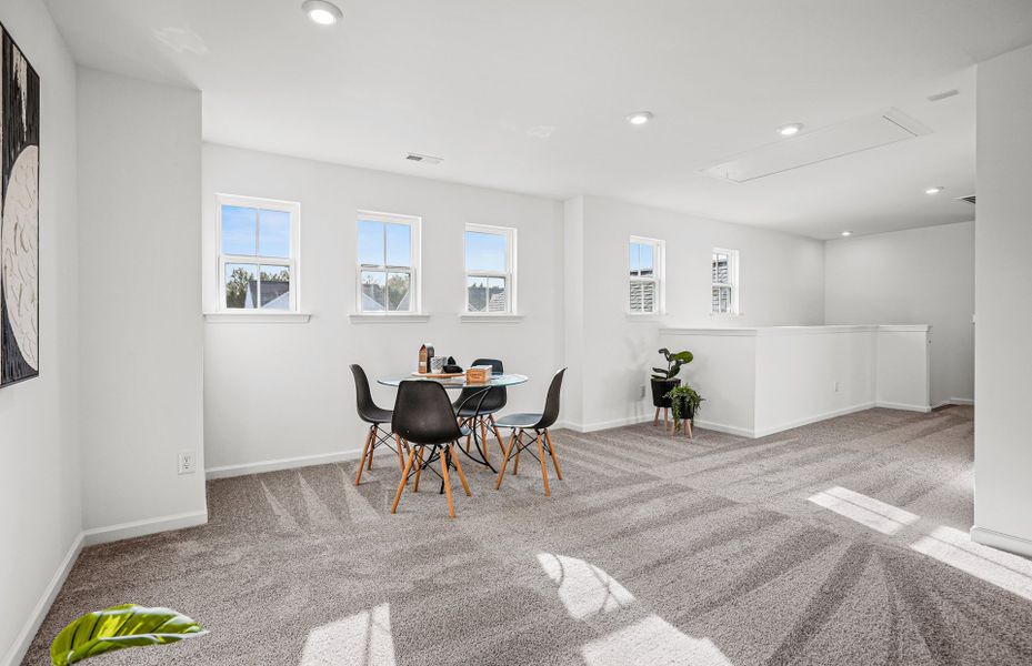 Furnished interior view inside a new home in Parkside Crossing, Charlotte (Image 26).