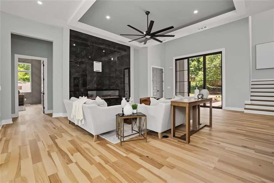 Furnished interior view inside a new home in , Marietta (Image 13).