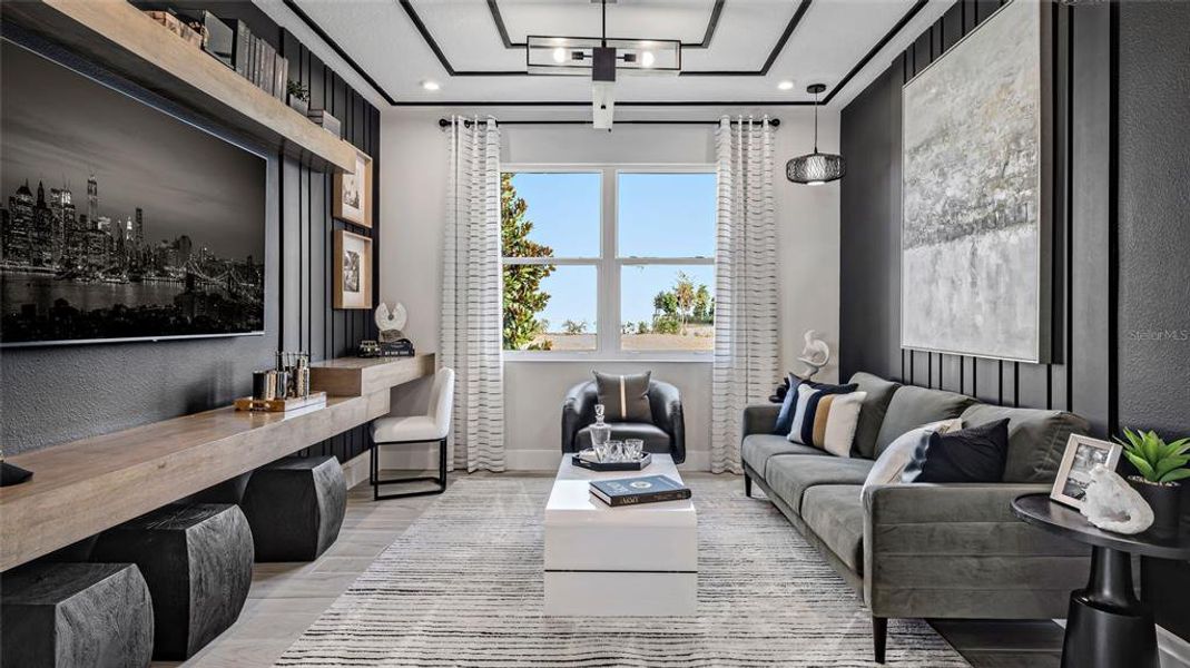 Furnished interior view inside a new home in Cresswind at Lake Harris, Tavares (Image 5).