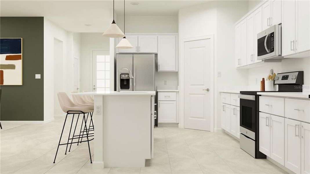 Furnished interior view inside a new home in Rye Ranch, Parrish (Image 16).