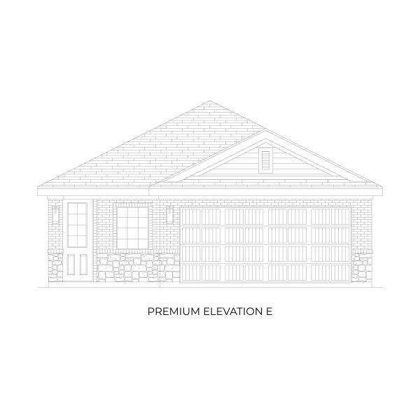 Representative rendering of the exterior for the Grant Select FS by First Texas Homes (Image 8).