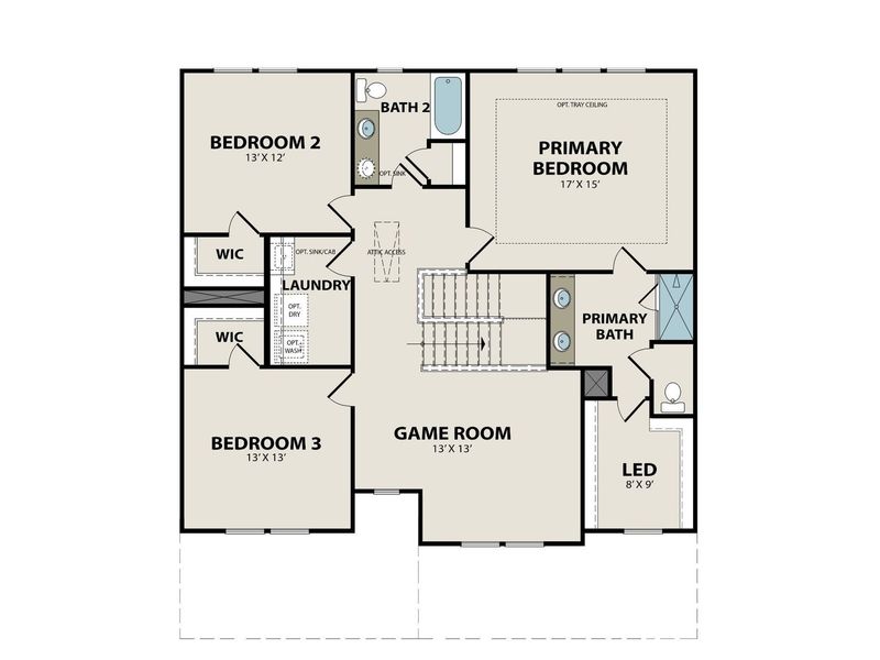 2D floor plan layout of this home in Benders Cove, Mount Juliet, TN (Image 7). 2D floor plan layout of this home in Benders Cove, Mount Juliet, TN (Image 7).