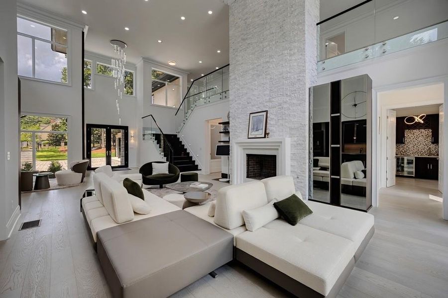 Furnished interior view inside a new home in , Brookhaven (Image 18).