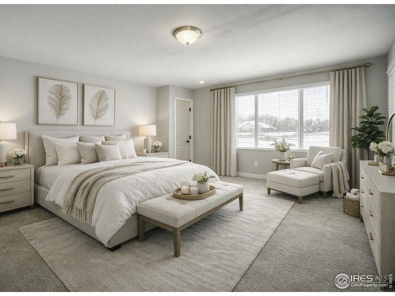 Furnished interior view inside a new home in , Fort Collins (Image 13).