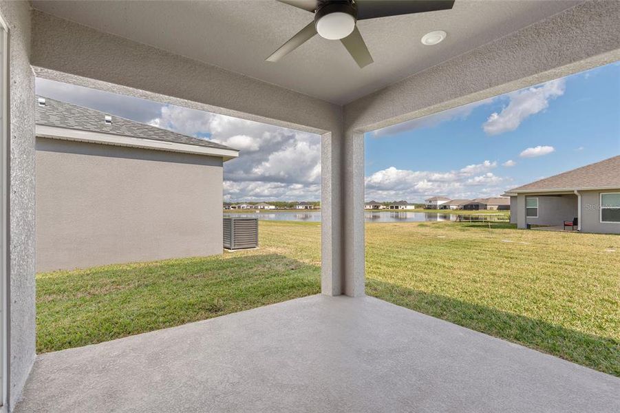 Exterior details and patio area of a home in Aviary at Rutland Ranch, Parrish (Image 4).