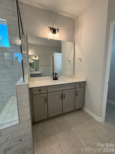 Second vanity in primary bath Second vanity in primary bath