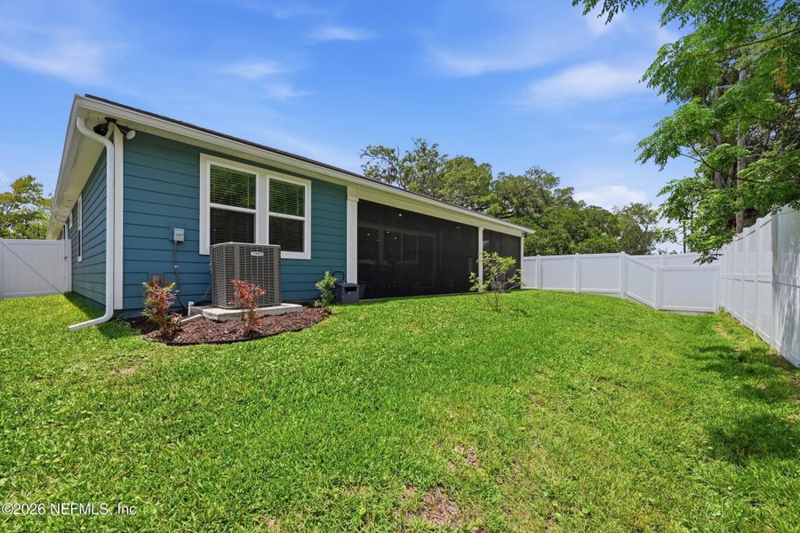 Exterior details and patio area of a home in , Jacksonville (Image 29).