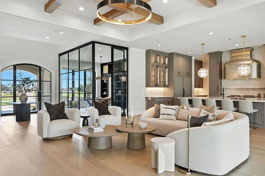 Furnished interior view inside a new home in , Bartonville (Image 28).