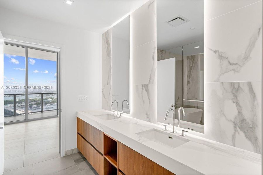 Furnished interior view inside a new home in , Miami (Image 4).