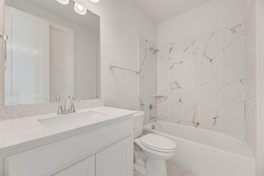 Furnished interior view inside a new home in Edgewater, Fate (Image 5). Furnished interior view inside a new home in Edgewater, Fate (Image 5).