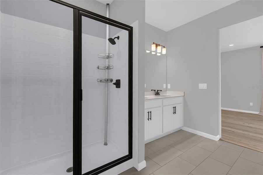 Furnished interior view inside a new home in Seasons at Lakeside Forest, Tavares (Image 32).