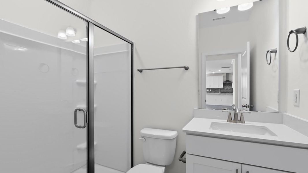 Furnished interior view inside a new home in The Grove at Winston Pointe, Clayton (Image 6).