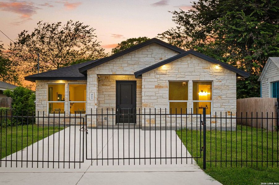 Front exterior of a new home in , San Antonio, TX, highlighting curb appeal (Image 2). Front exterior of a new home in , San Antonio, TX, highlighting curb appeal (Image 2).