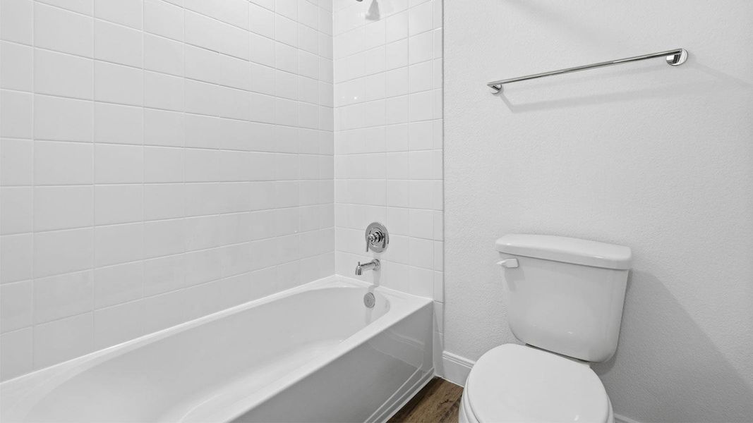 Furnished interior view inside a new home in Railhead, Cedar Creek (Image 7).