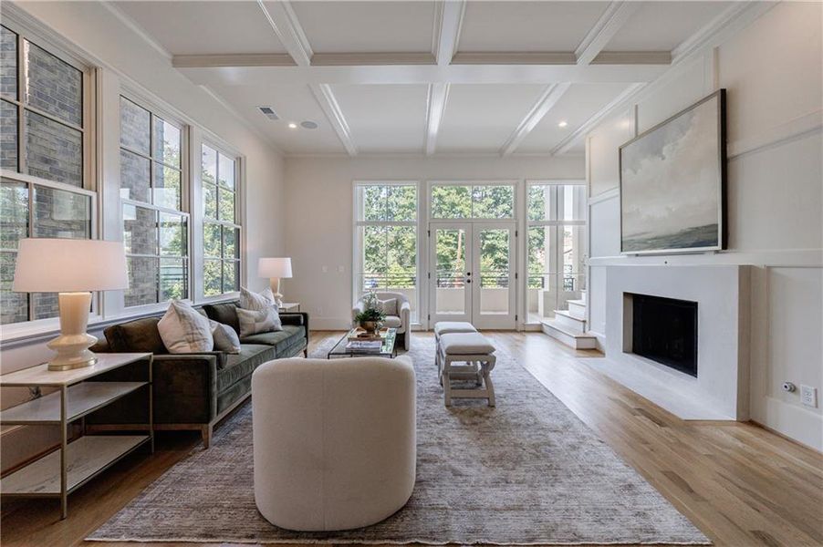 Furnished interior view inside a new home in Delmont, Atlanta (Image 16).