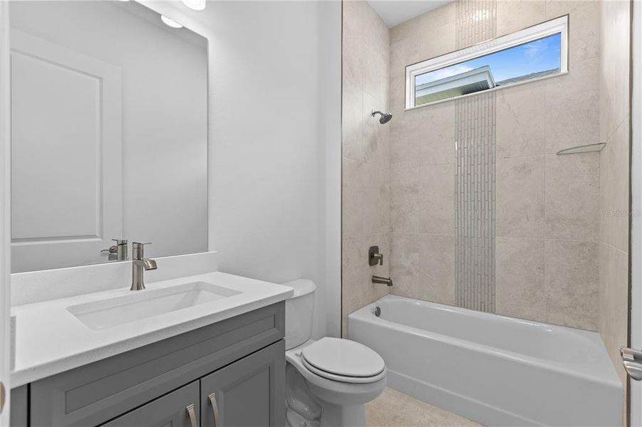 Furnished interior view inside a new home in The Reserve at Victoria, Deland (Image 34).