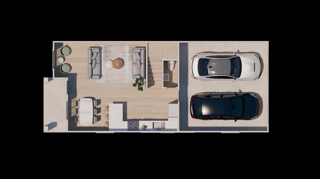 2D floor plan layout for the Aspen by Ascend Communities in South Mountain Shadows, Phoenix, AZ (Image 4).