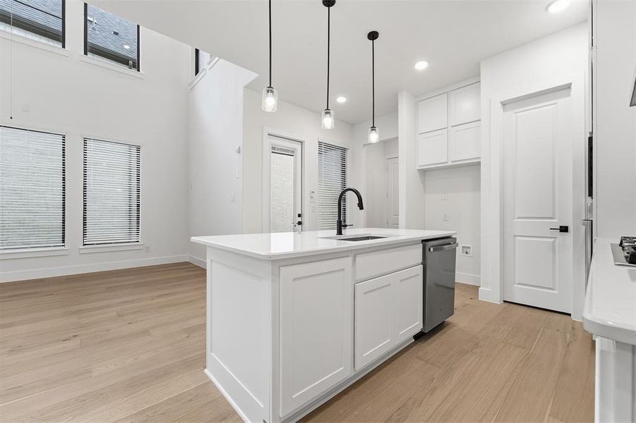 Furnished interior view inside a new home in Craig Ranch, McKinney (Image 2).