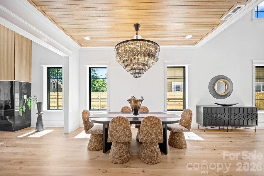 Furnished interior view inside a new home in , Charlotte (Image 5).