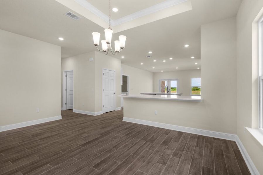 Spacious, unfurnished interior of a new home in Yellow River Ranch, Milton (Image 10). Spacious, unfurnished interior of a new home in Yellow River Ranch, Milton (Image 10).