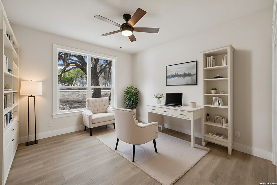Furnished interior view inside a new home in , Fischer (Image 5).