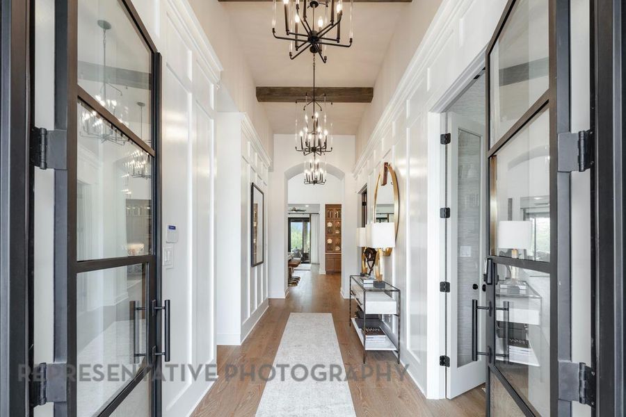 Furnished interior view inside a new home in Harvest Green, Richmond (Image 3). Furnished interior view inside a new home in Harvest Green, Richmond (Image 3).