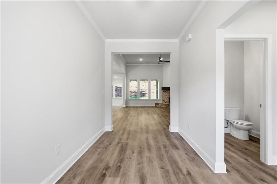 Spacious, unfurnished interior of a new home in , Monroe (Image 44).
