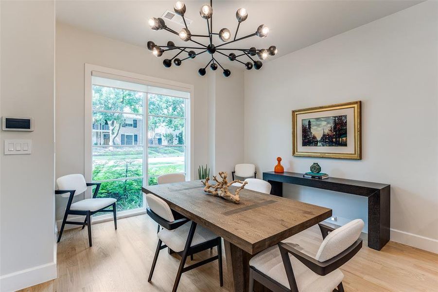 Furnished interior view inside a new home in , Highland Park (Image 12). Furnished interior view inside a new home in , Highland Park (Image 12).