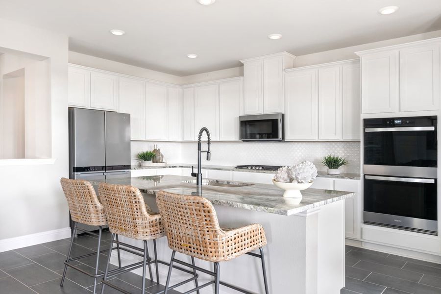 Furnished interior view inside a new home in The Preserve Estates, Justin (Image 5).