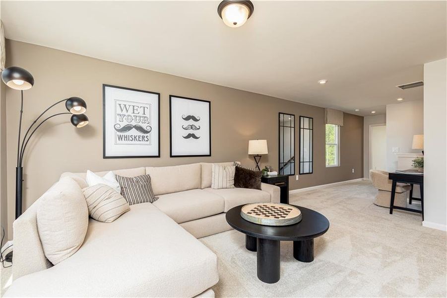 Furnished interior view inside a new home in Riverside Ridge, Lawrenceville (Image 25).