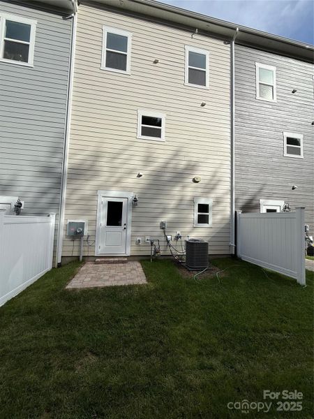 Exterior details and patio area of a home in , Asheville (Image 2). Exterior details and patio area of a home in , Asheville (Image 2).