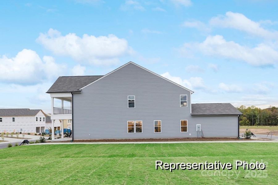 Exterior details and patio area of a home in Colvin Park, Rock Hill (Image 21).