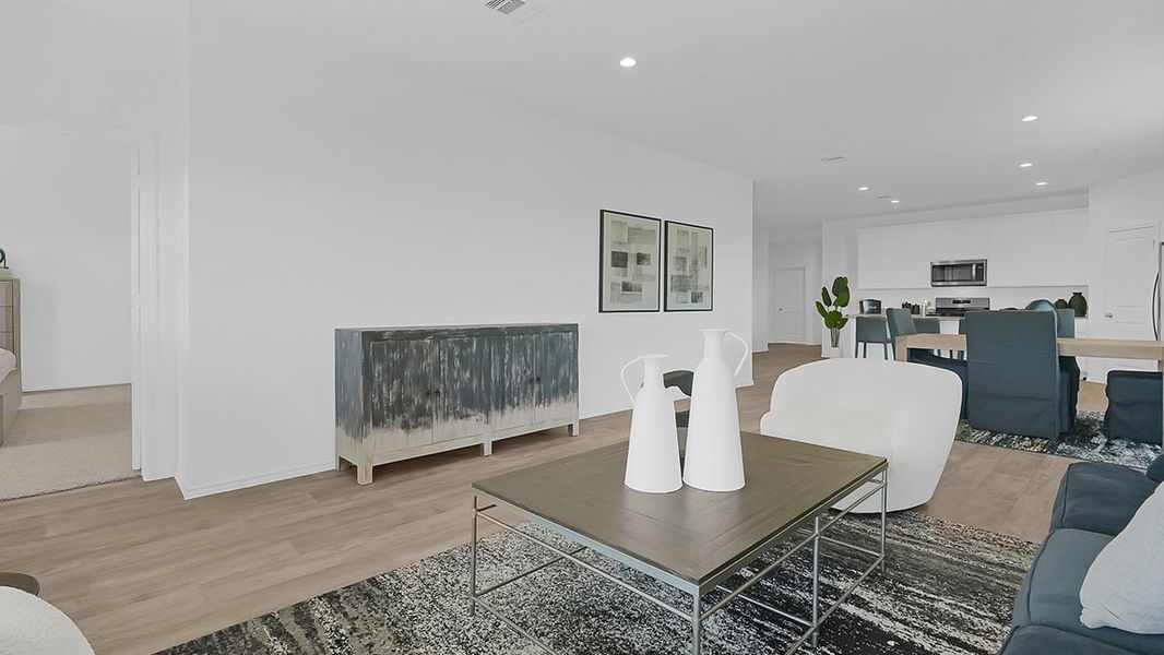 Furnished interior view inside a new home in Tamarron, Fulshear (Image 13).