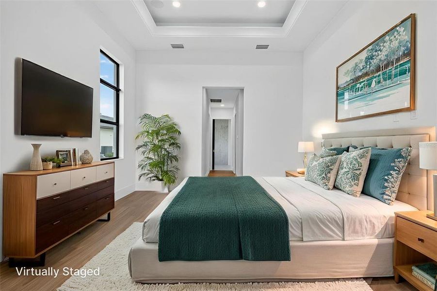 Furnished interior view inside a new home in , Sarasota (Image 11).