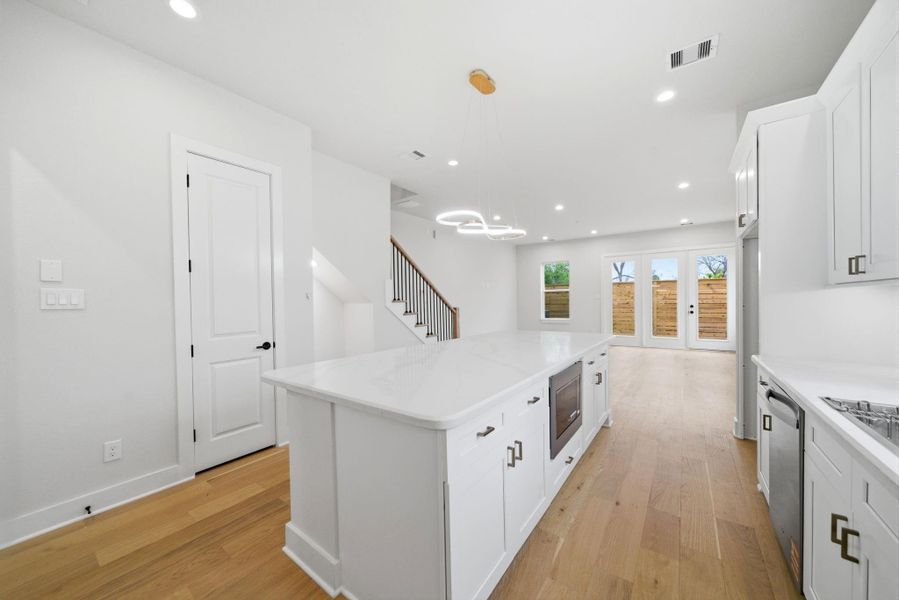 Furnished interior view inside a new home in , Houston (Image 8).